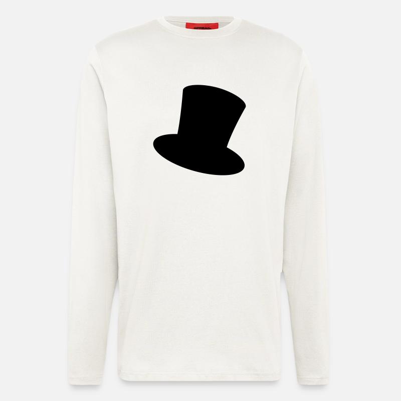 zylinder hut - Langarmshirt - made by SPREAD  - OFF WHITE