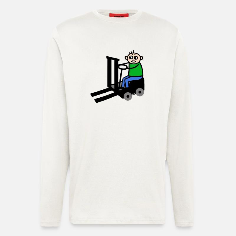 Forklift driver - Longsleeve - made by SPREAD  - OFF WHITE