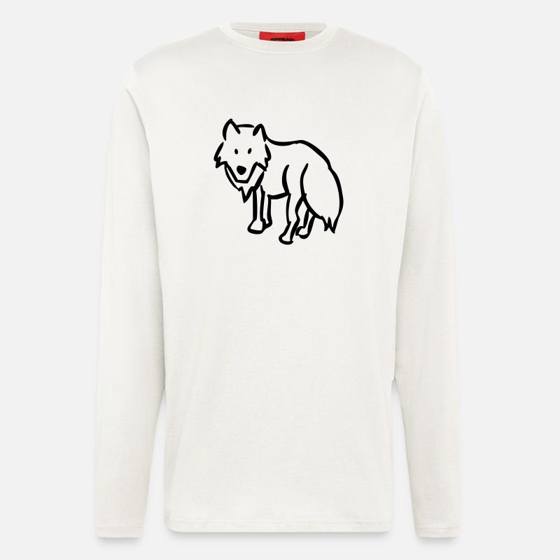 Fuchs - Langarmshirt - made by SPREAD  - OFF WHITE
