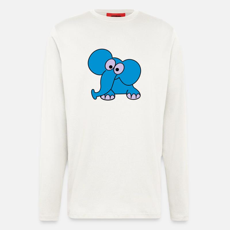 elefant - Langarmshirt - made by SPREAD  - OFF WHITE