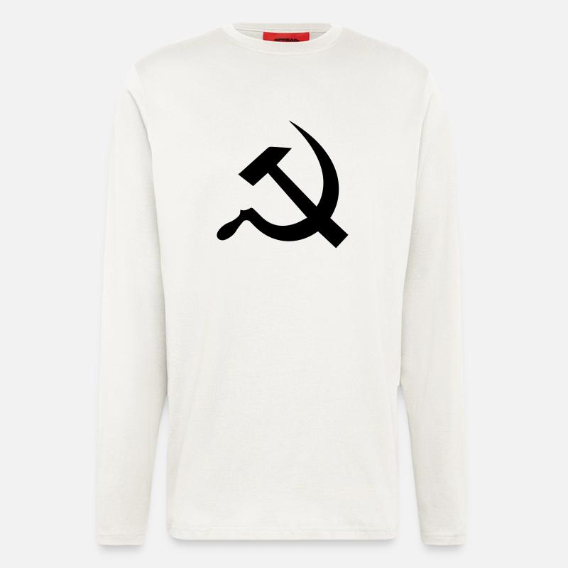 hammer_and_sickle - Langarmshirt - made by SPREAD  - OFF WHITE