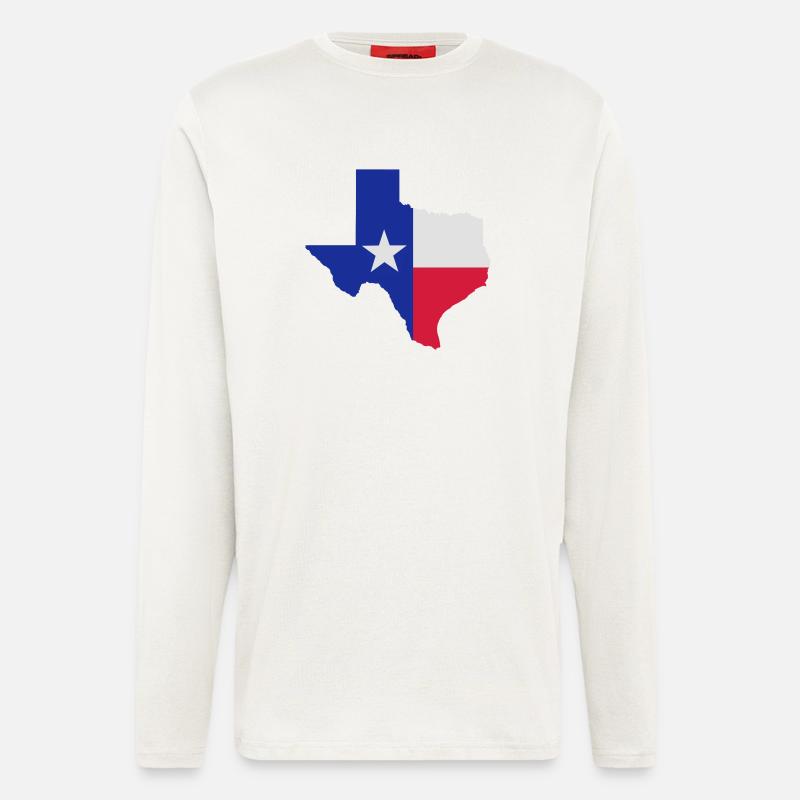 Texas - Langarmshirt - made by SPREAD  - OFF WHITE
