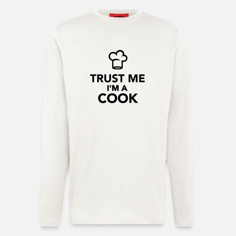 Trust me I'm a cook - Longsleeve - made by SPREAD  - OFF WHITE