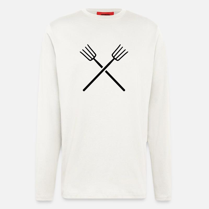 Pitchfork - Longsleeve - made by SPREAD  - OFF WHITE