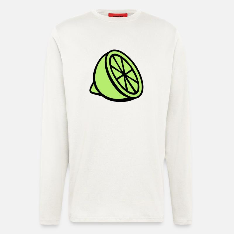 Lime - Longsleeve - made by SPREAD  - OFF WHITE