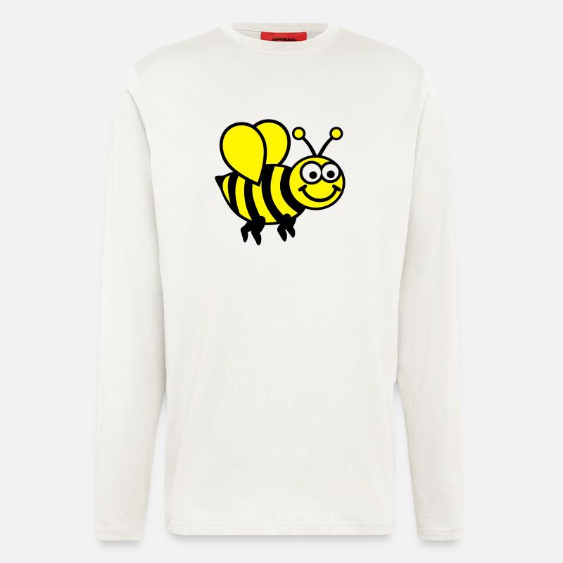 Biene - Langarmshirt - made by SPREAD  - OFF WHITE