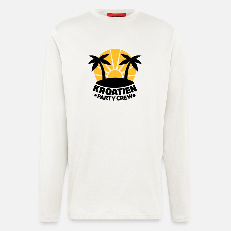 Kroatien - Langarmshirt - made by SPREAD  - OFF WHITE