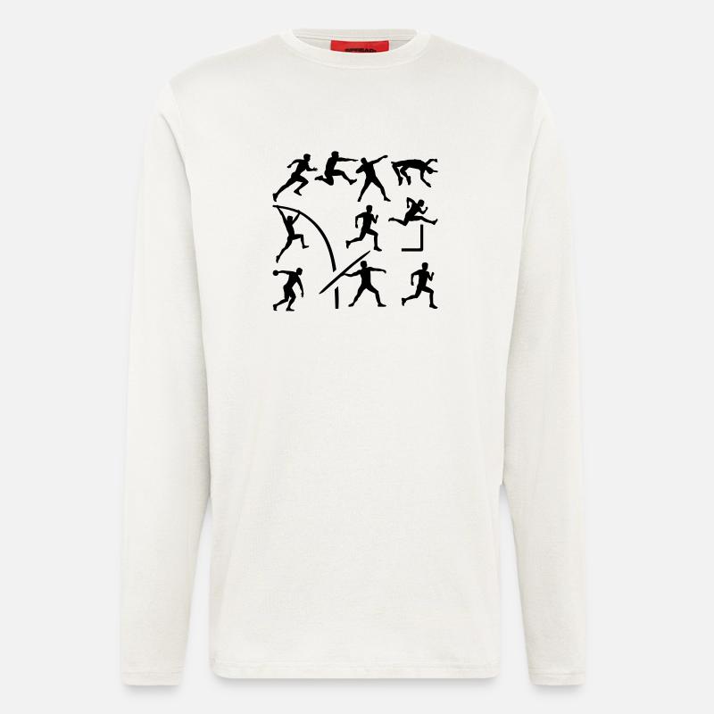 Zehnkampf - Langarmshirt - made by SPREAD - OFF WHITE