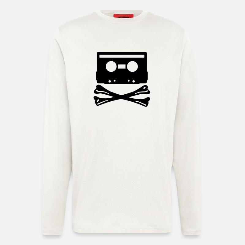 cassette tape - Langarmshirt - made by SPREAD  - OFF WHITE