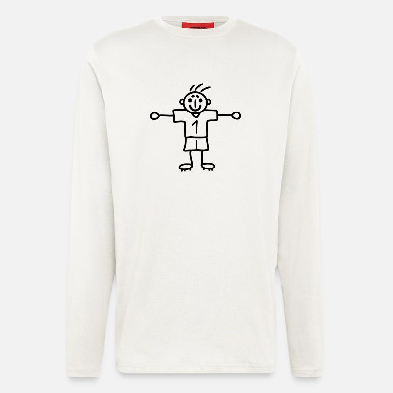Torwart 1 - Langarmshirt - made by SPREAD  - OFF WHITE