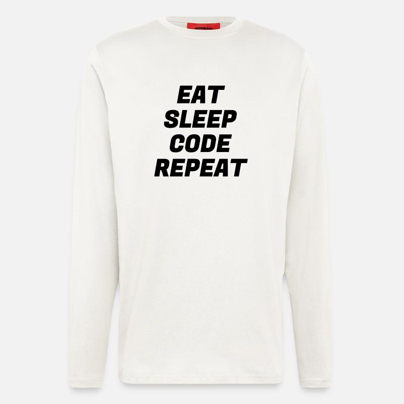 Developer Entwickler Développeur Computer Geek - Longsleeve - made by SPREAD  - OFF WHITE