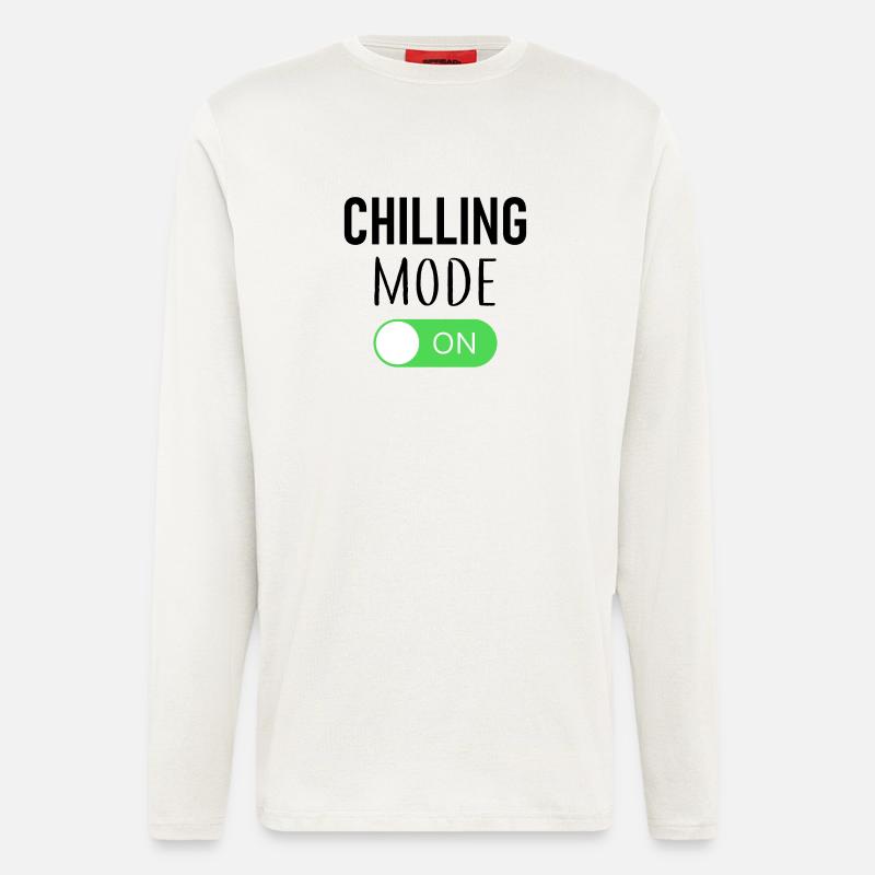 Chilling Mode On - Longsleeve - made by SPREAD  - OFF WHITE