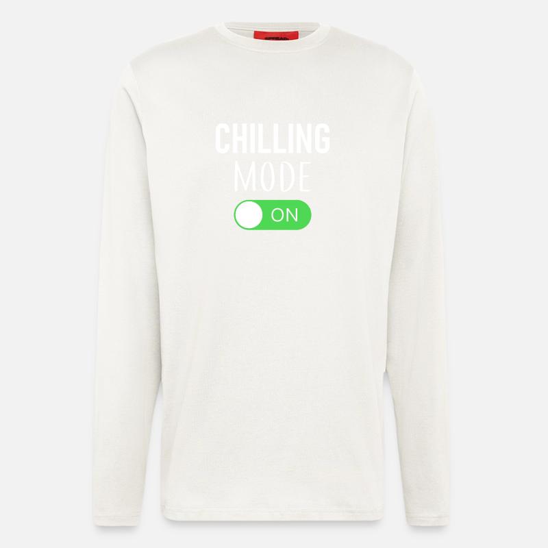 Chilling Mode On - Longsleeve - made by SPREAD  - OFF WHITE