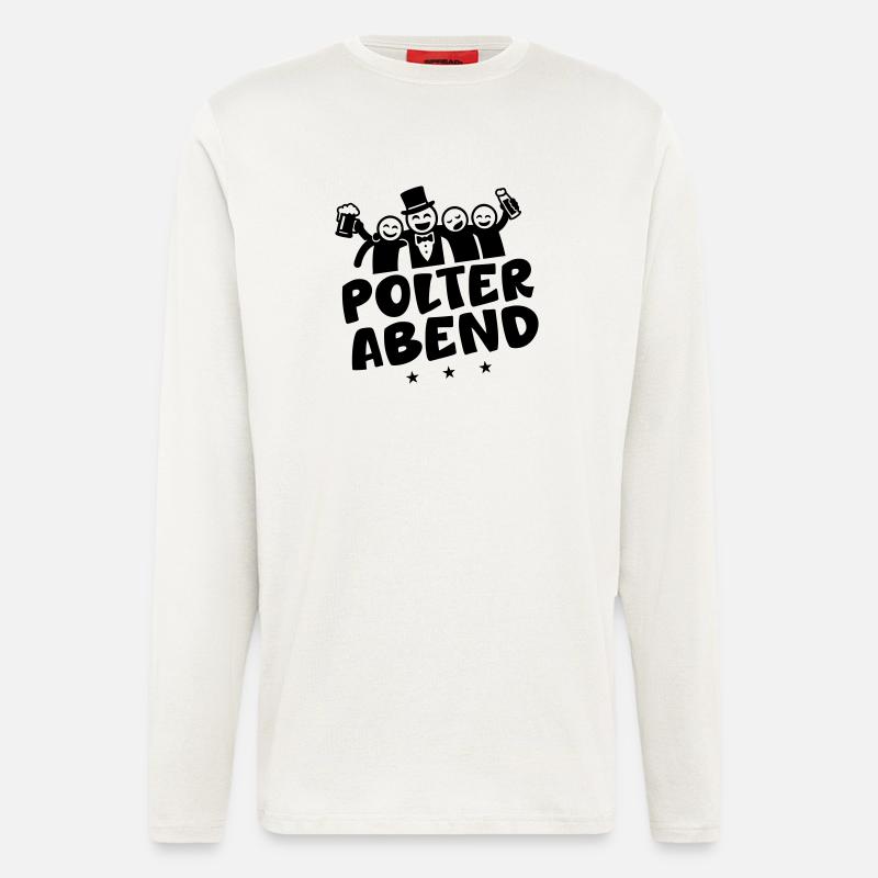 Polterabend Party - Langarmshirt - made by SPREAD  - OFF WHITE