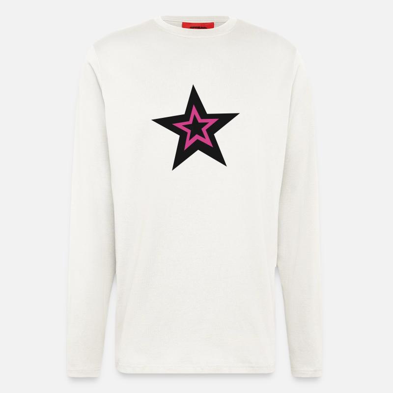 Stern - Langarmshirt - made by SPREAD  - OFF WHITE