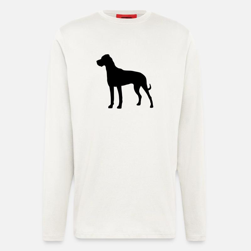 Deutsche Dogge - Langarmshirt - made by SPREAD  - OFF WHITE