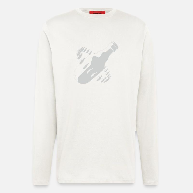 bier all - Langarmshirt - made by SPREAD - OFF WHITE