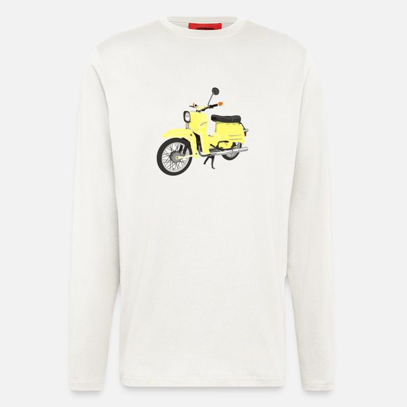 Simson Schwalbe - Longsleeve - made by SPREAD  - OFF WHITE