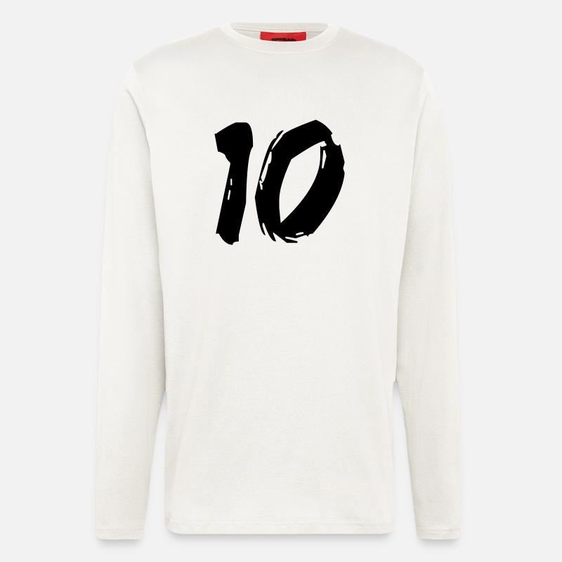 Brushed 10 - Langarmshirt - made by SPREAD  - OFF WHITE