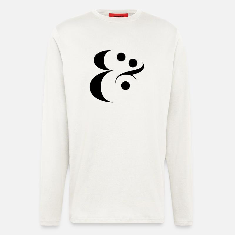 Ampersand - Langarmshirt - made by SPREAD  - OFF WHITE