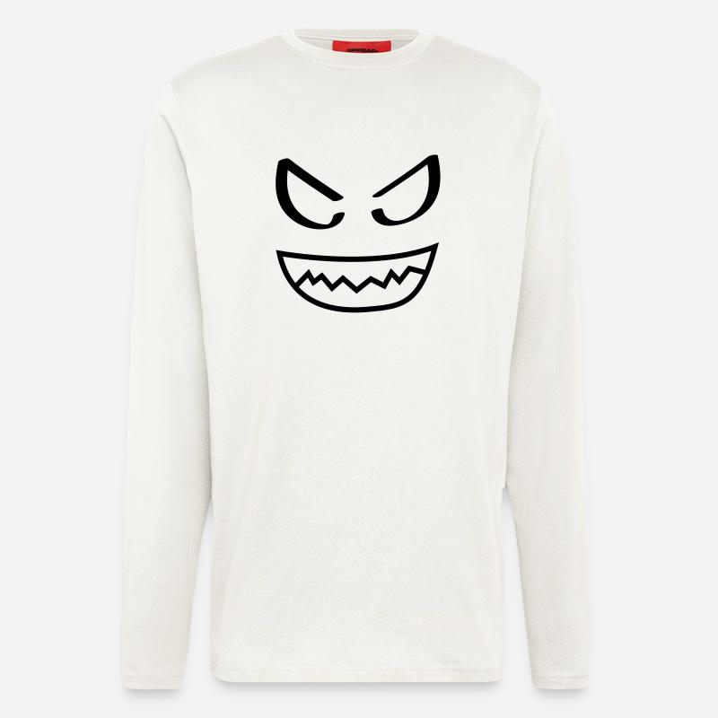 smiley - Longsleeve - made by SPREAD  - OFF WHITE