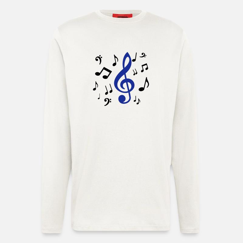 noten - Langarmshirt - made by SPREAD  - OFF WHITE