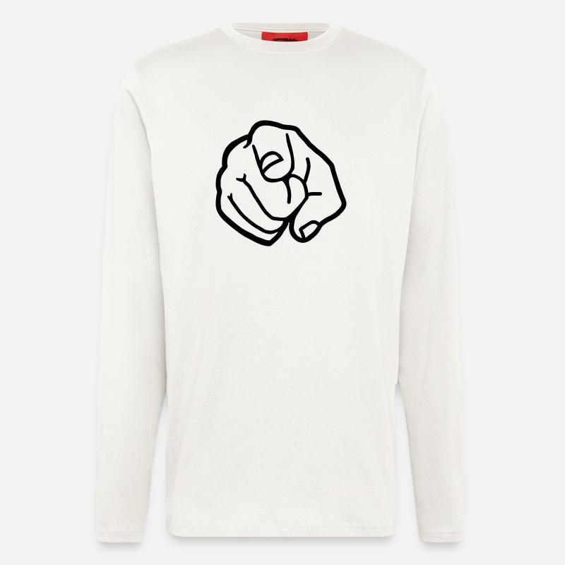Finger - Longsleeve - made by SPREAD  - OFF WHITE