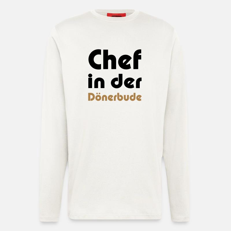 Chef in der Dönerbude - Langarmshirt - made by SPREAD - OFF WHITE