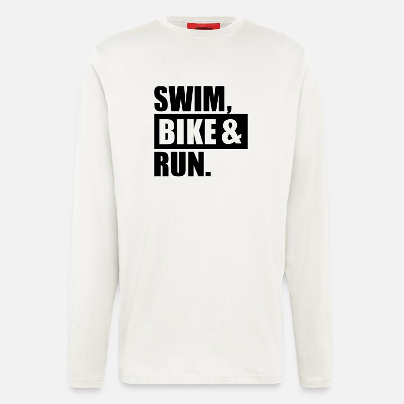 Triathlon - Langarmshirt - made by SPREAD  - OFF WHITE