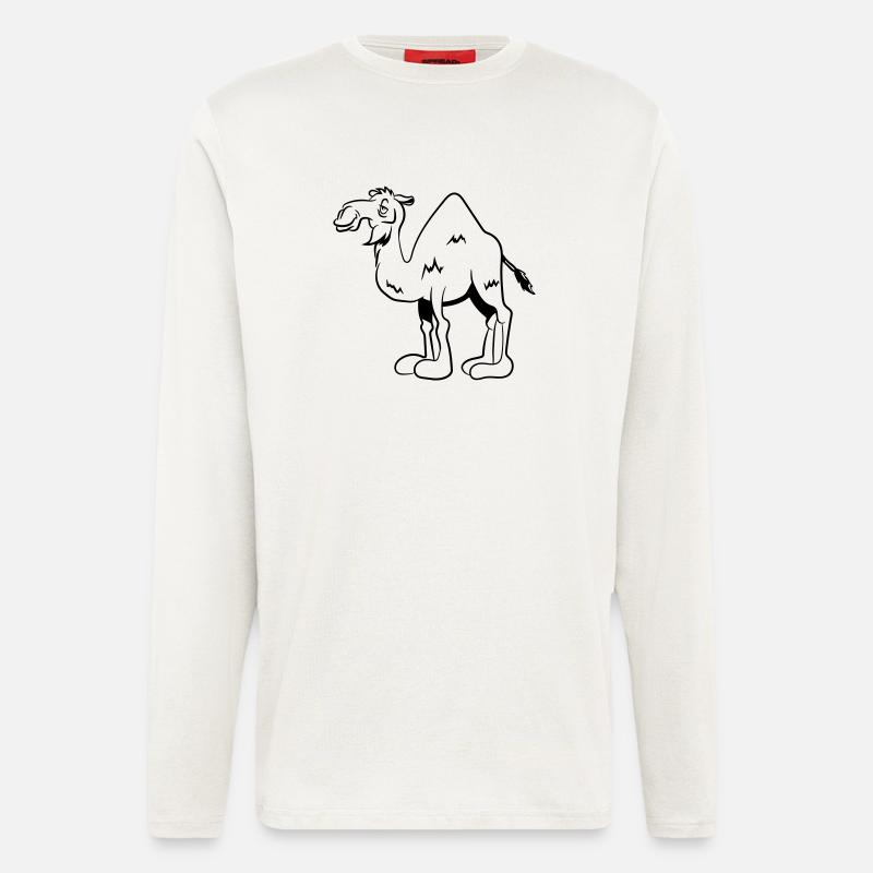 Camel witty stupid - Longsleeve - made by SPREAD  - OFF WHITE