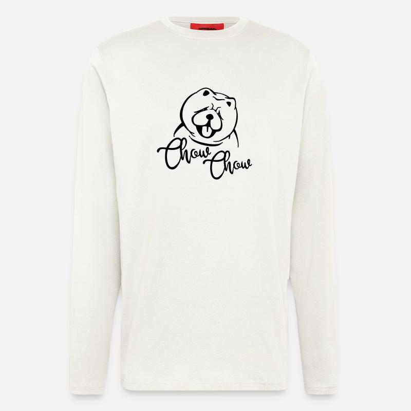 Chow-Chow - Longsleeve - made by SPREAD  - OFF WHITE