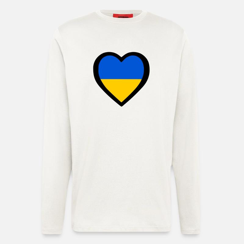 Ukraine - Langarmshirt - made by SPREAD  - OFF WHITE