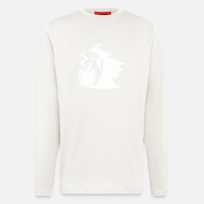 hexe kochtopf - Langarmshirt - made by SPREAD  - OFF WHITE