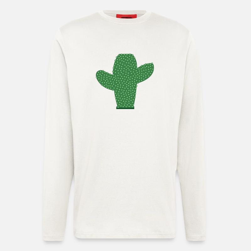 Kaktus - Langarmshirt - made by SPREAD  - OFF WHITE