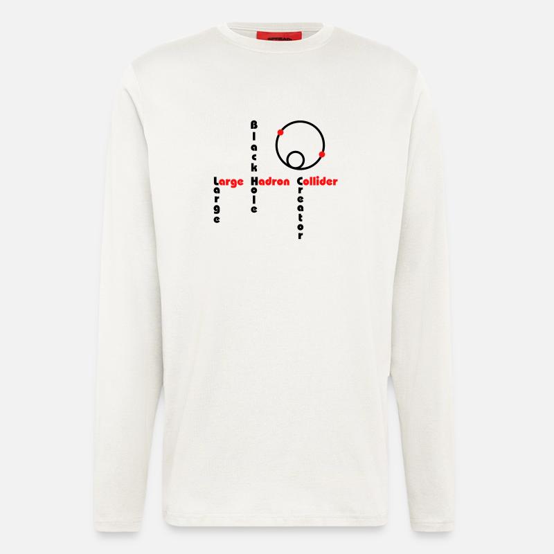 Black Hole - Large Hadron Collider - Longsleeve - made by SPREAD  - OFF WHITE
