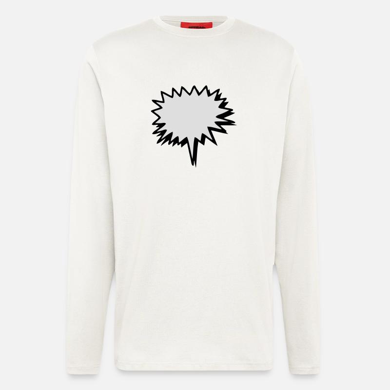 Schild - Langarmshirt - made by SPREAD  - OFF WHITE