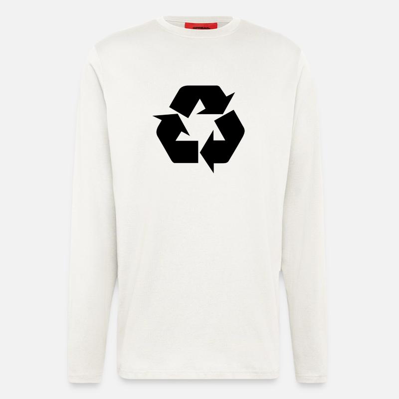 Recycler - Langarmshirt - made by SPREAD  - OFF WHITE