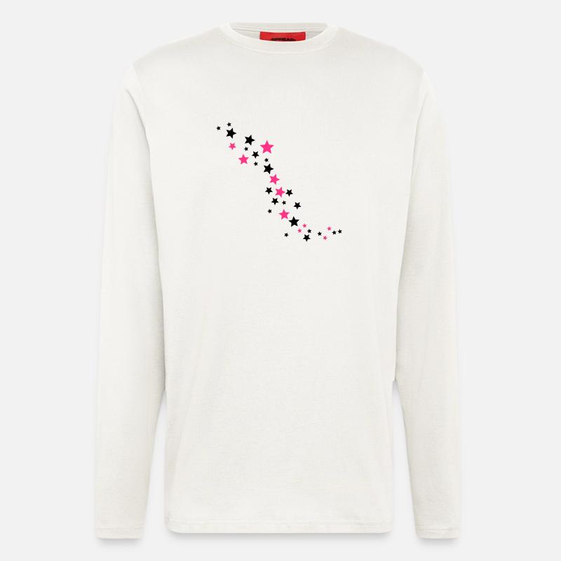 Sterne - Langarmshirt - made by SPREAD - OFF WHITE