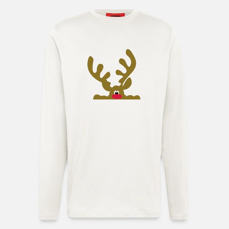 reindeer - Longsleeve - made by SPREAD  - OFF WHITE