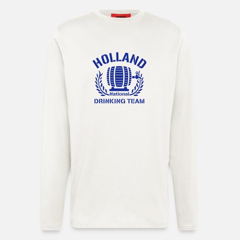 HOLLAND DRINKING TEAM - Langarmshirt - made by SPREAD  - OFF WHITE