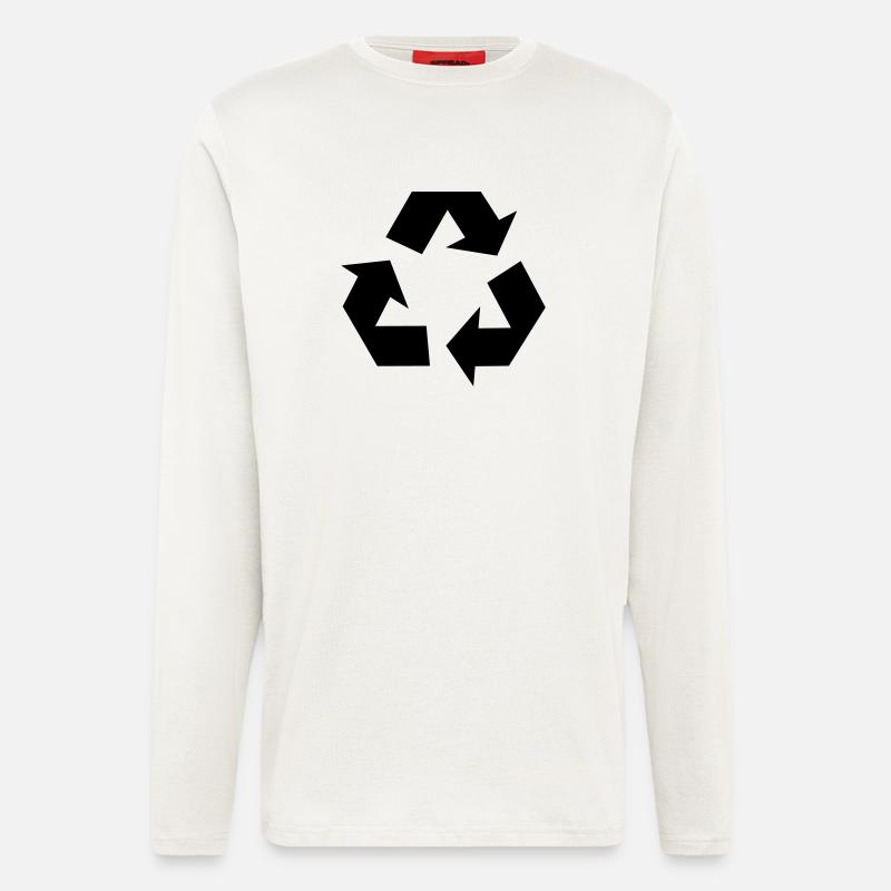 recycle environment - Langarmshirt - made by SPREAD  - OFF WHITE