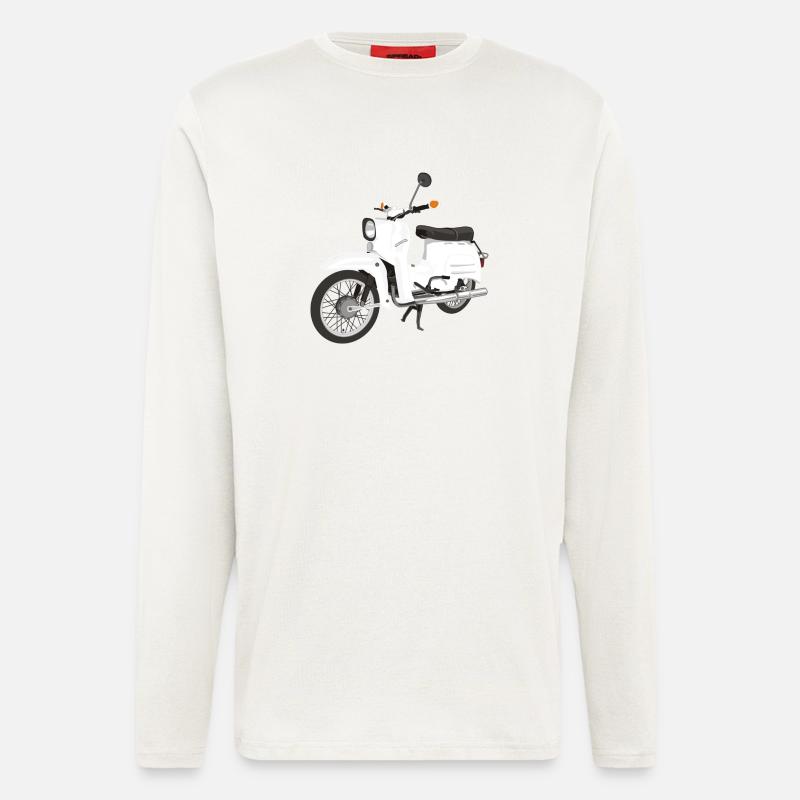 Simson Schwalbe - Langarmshirt - made by SPREAD  - OFF WHITE