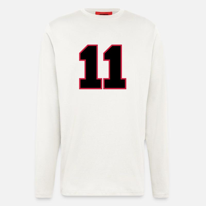 number11 - Langarmshirt - made by SPREAD  - OFF WHITE