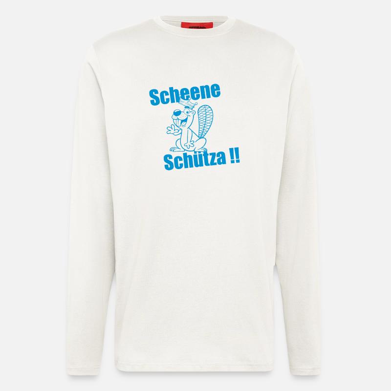 Scheene Schütza 06 - Langarmshirt - made by SPREAD  - OFF WHITE