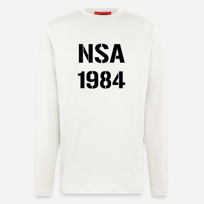NSA 1984 - Longsleeve - made by SPREAD  - OFF WHITE