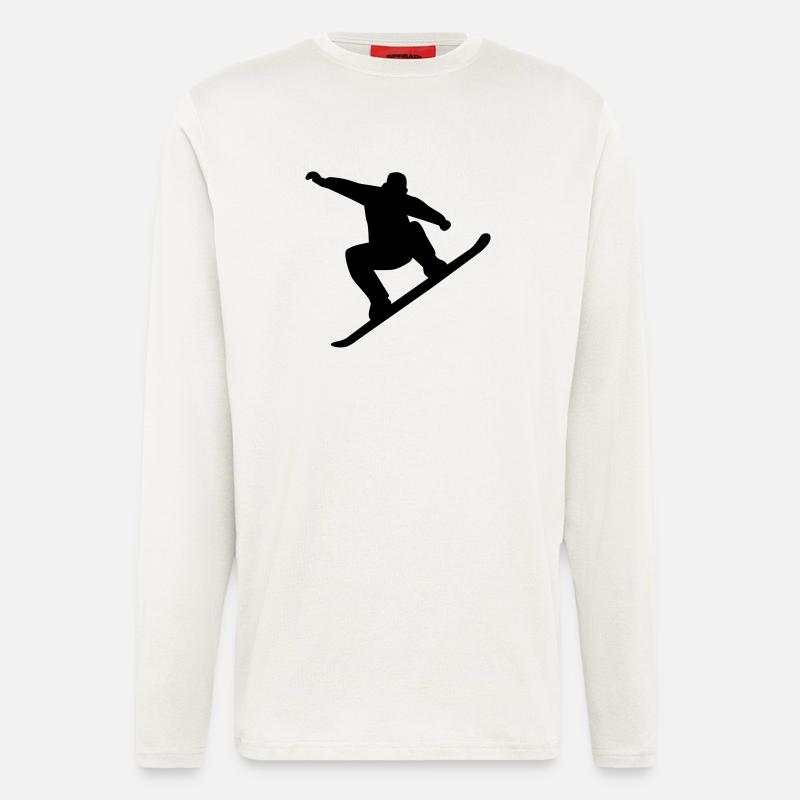 Snowboarding - Langarmshirt - made by SPREAD  - OFF WHITE