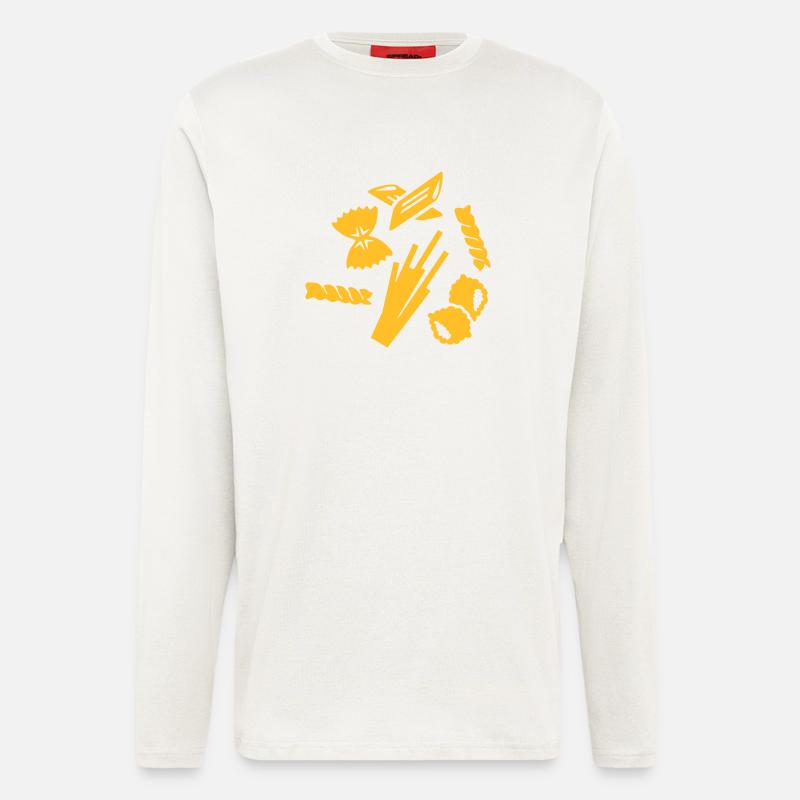 Nudeln - Langarmshirt - made by SPREAD  - OFF WHITE