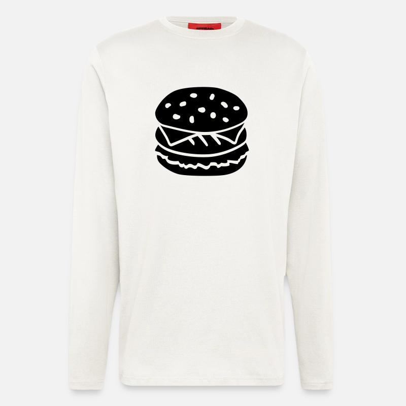 Burger - Longsleeve - made by SPREAD  - OFF WHITE