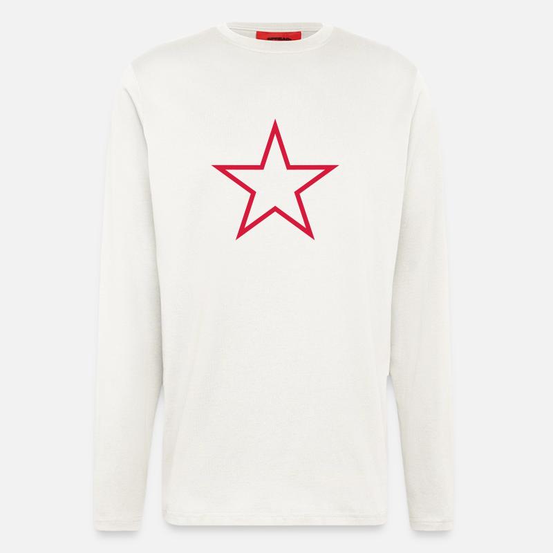 5 Five Star_V2 - Langarmshirt - made by SPREAD  - OFF WHITE