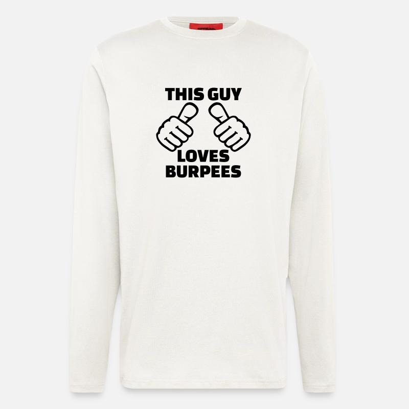 Burpees - Langarmshirt - made by SPREAD  - OFF WHITE